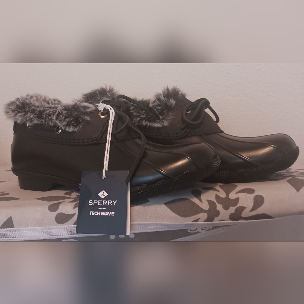Sperry Womens Saltwater 1-Eye Rain Boot size 8